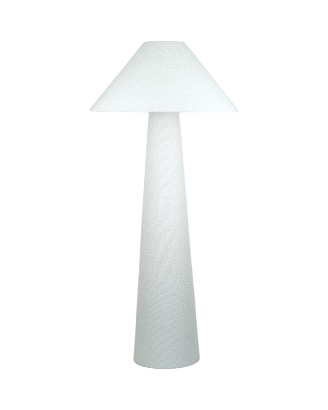 XL WHITE BOULÉ FLOOR LAMP – MODERN