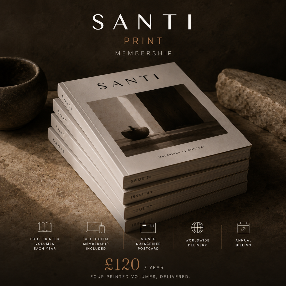 SANTI Print Subscription