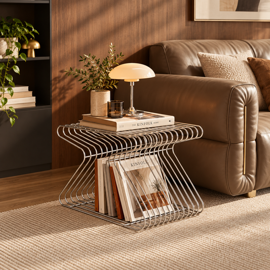 Pitagora Modern Side Table | Minimalist Sculptural Coffee Table