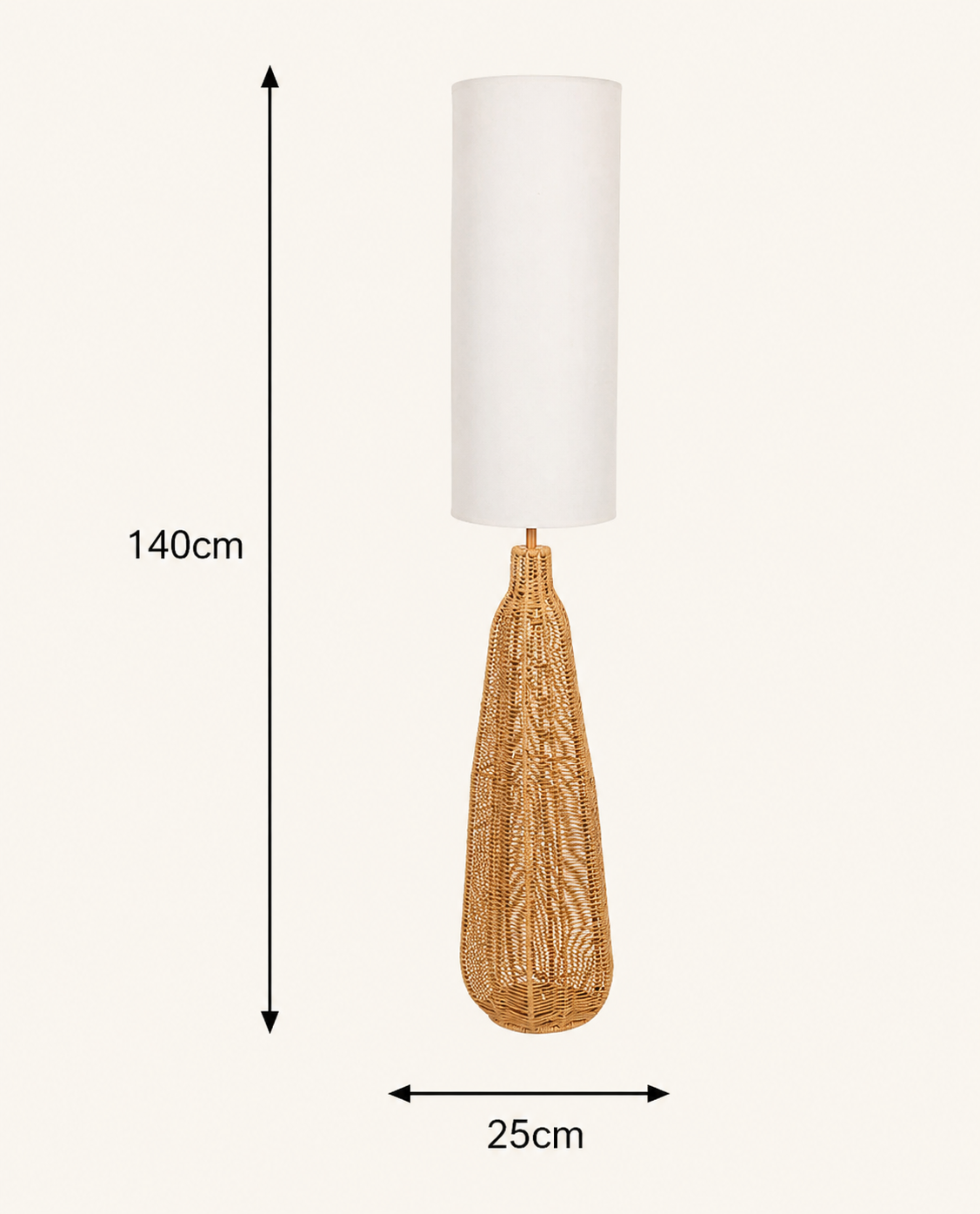 ELARA RATTAN FLOOR LAMP – NATURAL WOVEN STATEMENT LIGHT