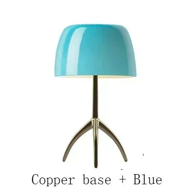 COMO | NORDIC TRIPOD TABLE LAMP WITH CHROME & COPPER BASE